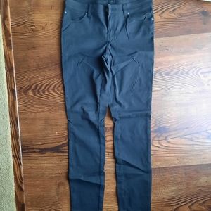 Prana Size 8 Tall Black Briann Pant